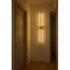 Dekoratif Gold Kasa Çubuk Aplik 80 Cm