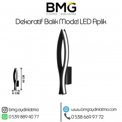 Dekoratif Balık Model LED Aplik