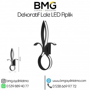 Dekoratif Lale Duvar Aplik 