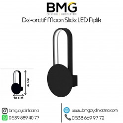Dekoratif Moon Slide LED Aplik