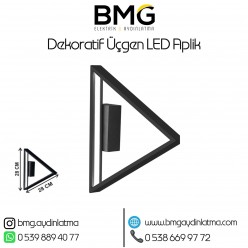 Dekoratif Üçgen LED Aplik