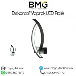 Dekoratif Yaprak Model LED Aplik