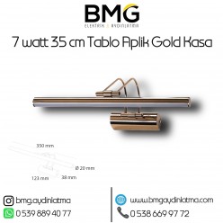 7 Watt Gold Kasa Ayna Üstü Tablo Aplik