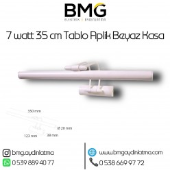 7 Watt Beyaz Kasa Ayna Üstü Tablo Aplik