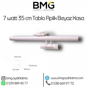 7 Watt Beyaz Kasa Ayna Üstü Tablo Aplik
