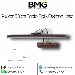 9 Watt 50 cm Eskitme Kasa Ayna Üstü Tablo Aplik