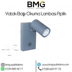 Yatak Başı Okuma Lambası Aplik BMG-526