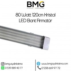 80 Watt 120 cm Kristal LED Bant Armatür
