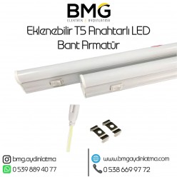 Eklenebilir T5 Anahtarlı LED Bant Armatür