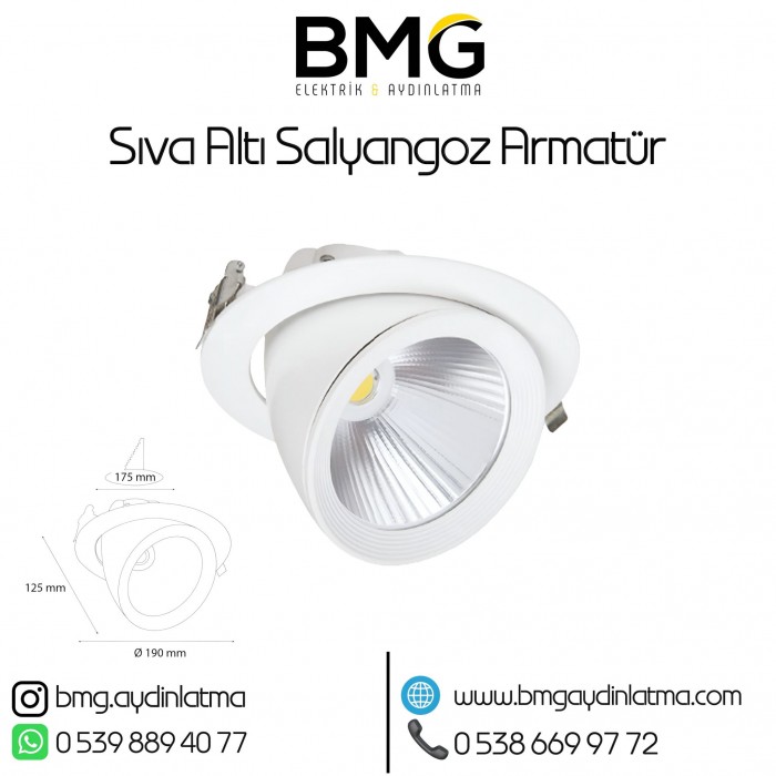 Sıva Altı Salyangoz Armatür