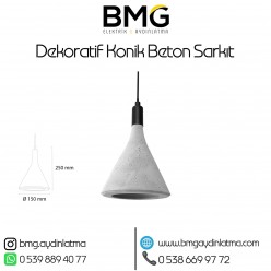 Dekoratif Beton Sarkıt Avize BMG-326