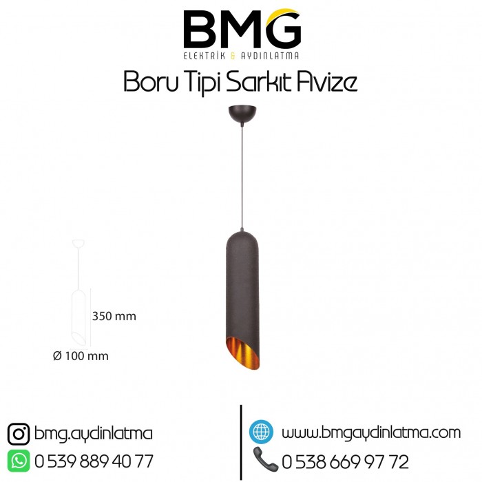 Boru Tipi Dekoratif Sarkıt Armatür BMG-308