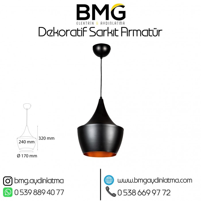 Dekoratif Sarkıt Armatür Avize BMG-300