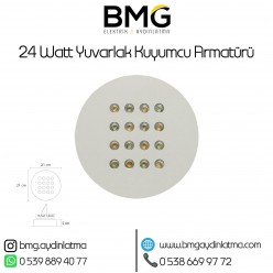 24 Watt Yuvarlak Kuyumcu Vitrin Aydınlatması