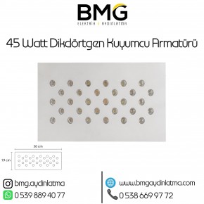 45 Watt Dikdörtgen Kuyumcu Vitrin Aydinlatma Armatürü