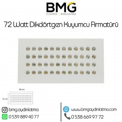 72 Watt Dikdörtgen Kuyumcu Vitrin Aydinlatma Armatürü