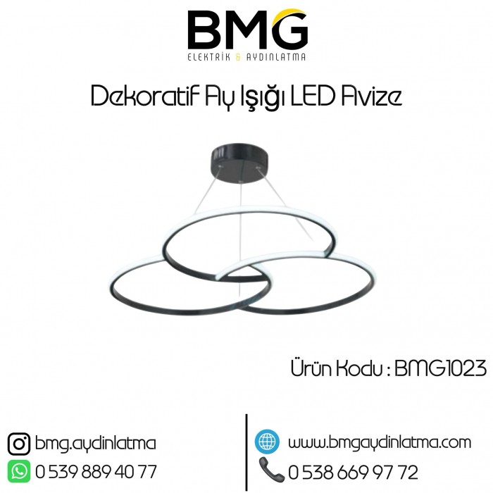 Dekoratif Ay Işığı Model LED Avize BMG-1023