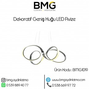 Dekoratif Geniş Kuğu LED Avize BMG-1019
