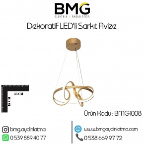 Dekoratif LED Avize BMG-1008