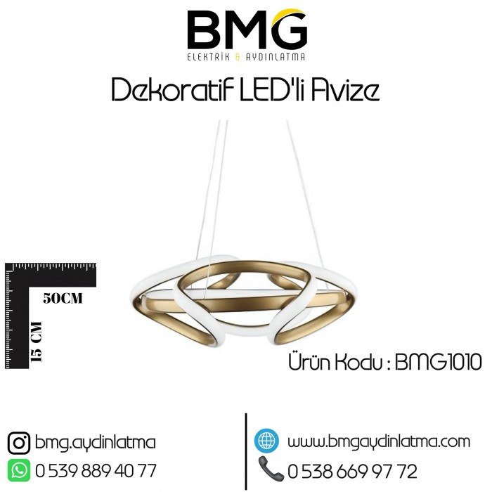 Dekoratif LED Avize BMG-1010