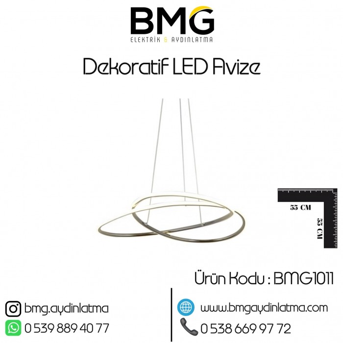 Dekoratif LED Avize BMG-1011