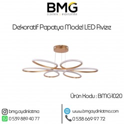 Dekoratif Papatya Model LED Avize BMG-1020