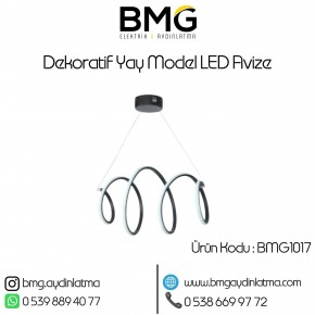 Dekoratif Yay Model LED Avize BMG-1017