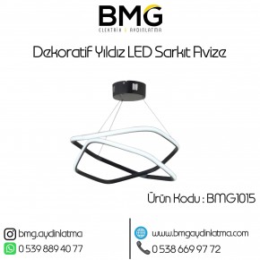 Dekoratif Yıldız LED Sarkıt Avize BMG-1015