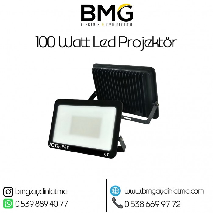 100 Watt SMD LED Projektör Armatür