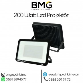 200 Watt SMD LED Projektör Armatür