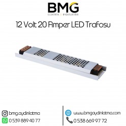 12 volt 20 Amper Şerit LED Trafosu