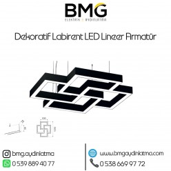 Dekoratif Labirent LED Lineer Armatür
