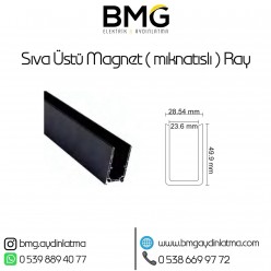 Sıva Üstü Magnet Ray Aydınlatma Kanalı