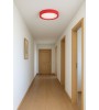18 Watt Kırmızı Kasa Sıva Üstü Yuvarlak LED Panel Spot