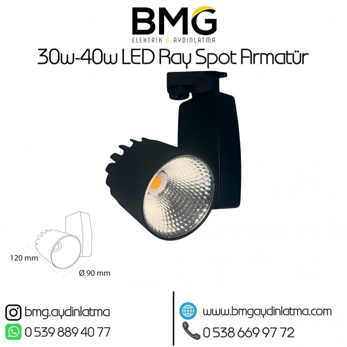 30 Watt - 40 Watt LED Ray Spot Armatür BMG-138