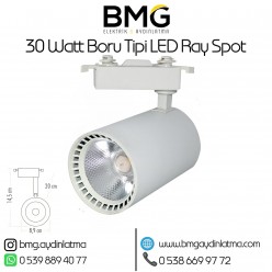30 Watt Boru Tipi LED Ray Spot Armatür
