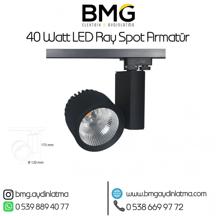 40 Watt LED Ray Spot Armatür BMG-100