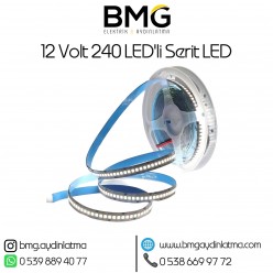 12 Volt 240 LED'li Şerit LED İç Mekan