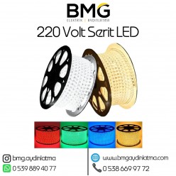 220 Volt Dış Mekan Şerit LED 100 mt