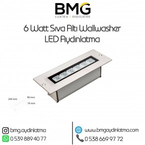 6 Watt Sıva Altı Wallwasher LED Aydınlatma