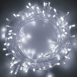 10 Metre İç Mekan İp LED Eklenebilir Yıl Başı Süsleme Beyaz Işık