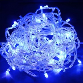 10 Metre İç Mekan İp LED Eklenebilir Yıl Başı Süsleme Mavi Işık