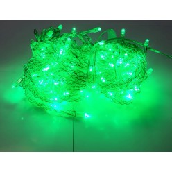 10 Metre İç Mekan İp LED Eklenebilir Yıl Başı Süsleme Yeşil Işık