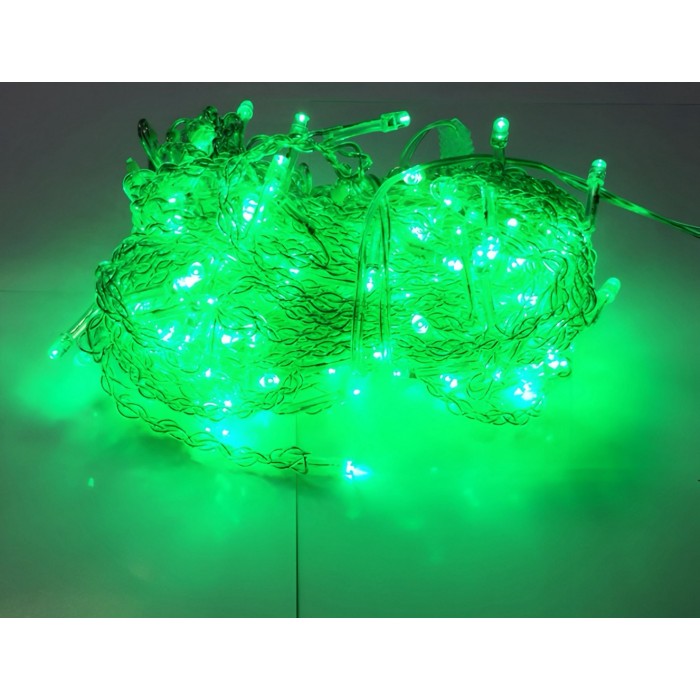10 Metre İç Mekan İp LED Eklenebilir Yıl Başı Süsleme Yeşil Işık